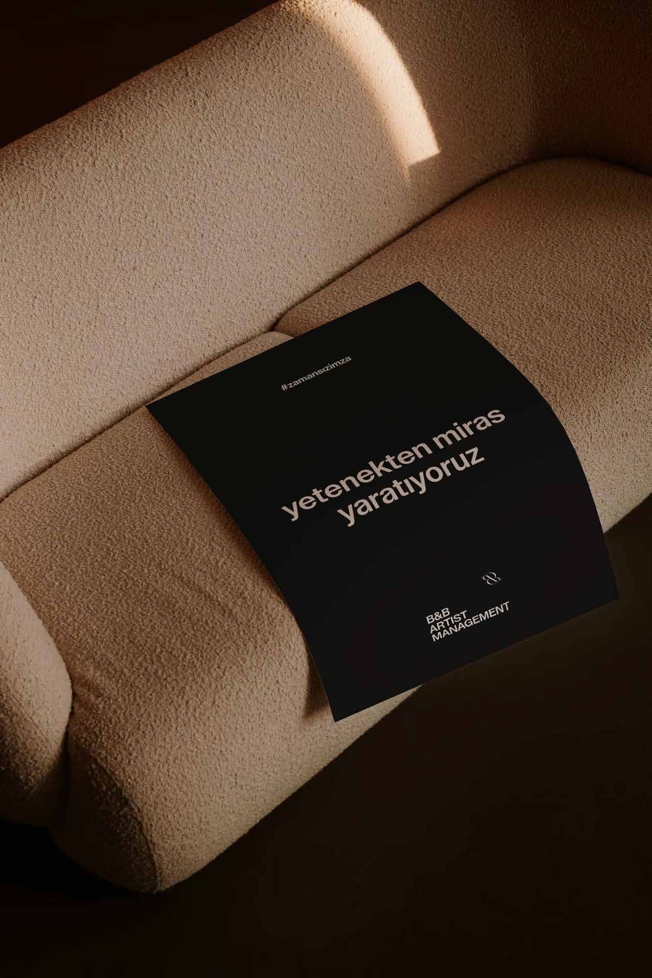 B&B Artist Management — Art direction & brand identity